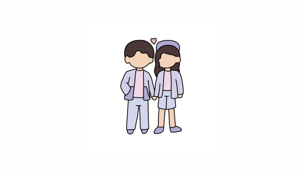 ivoci-Free Download: Cute Couple Illustration Desktop Wallpapers-5b