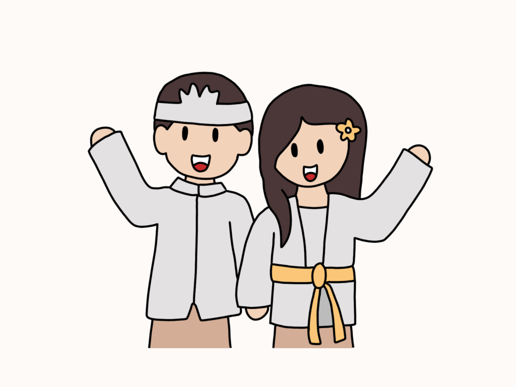 ivoci - Free Download: Balinese Couple Illustration - 3