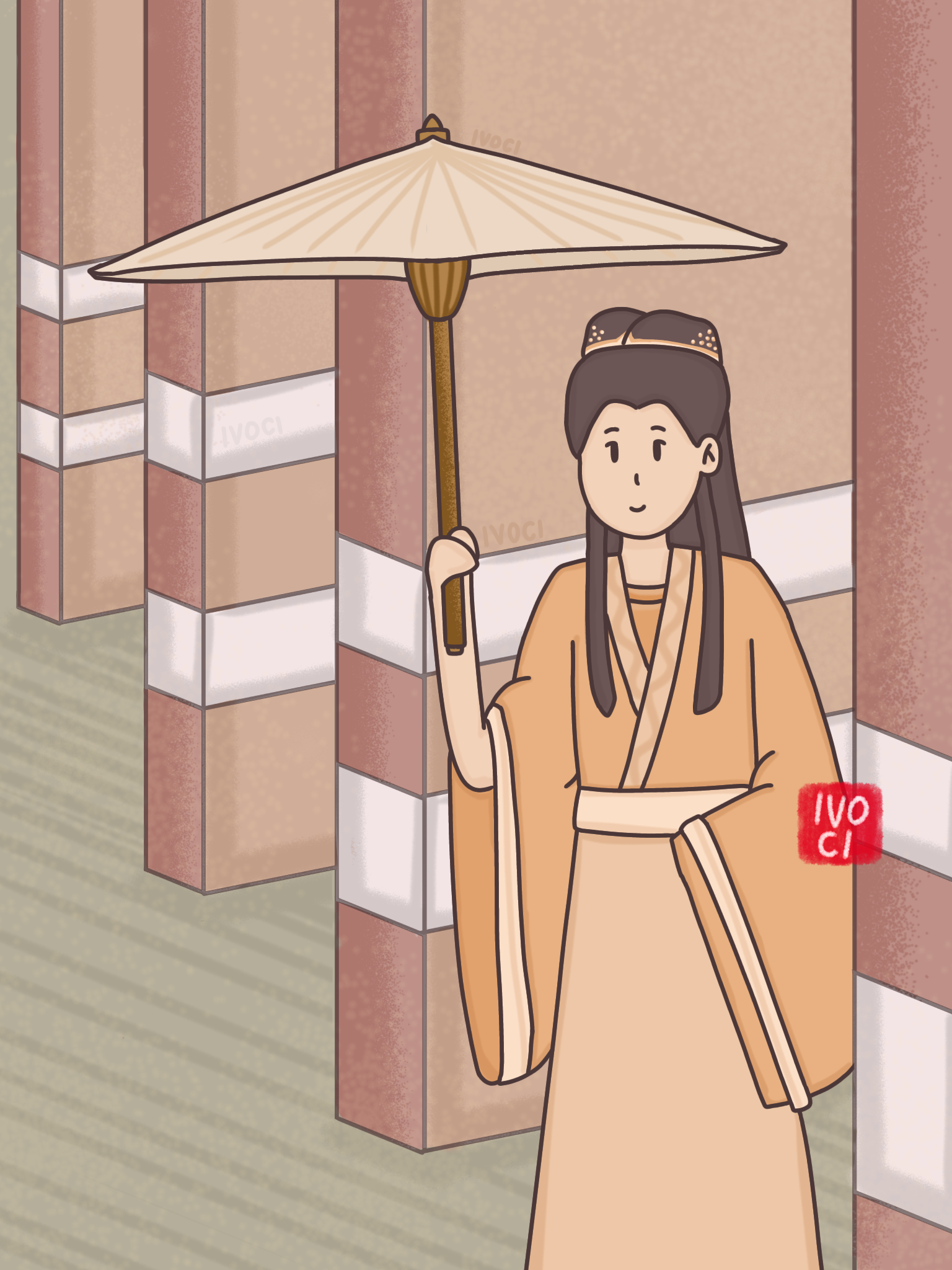 ivoci - Chinese Ancient Girl Illustration - 1