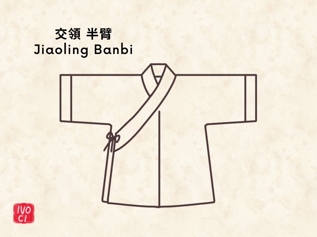 ivoci - Banbi 半臂, Hanfu Short Sleeves Top - 3