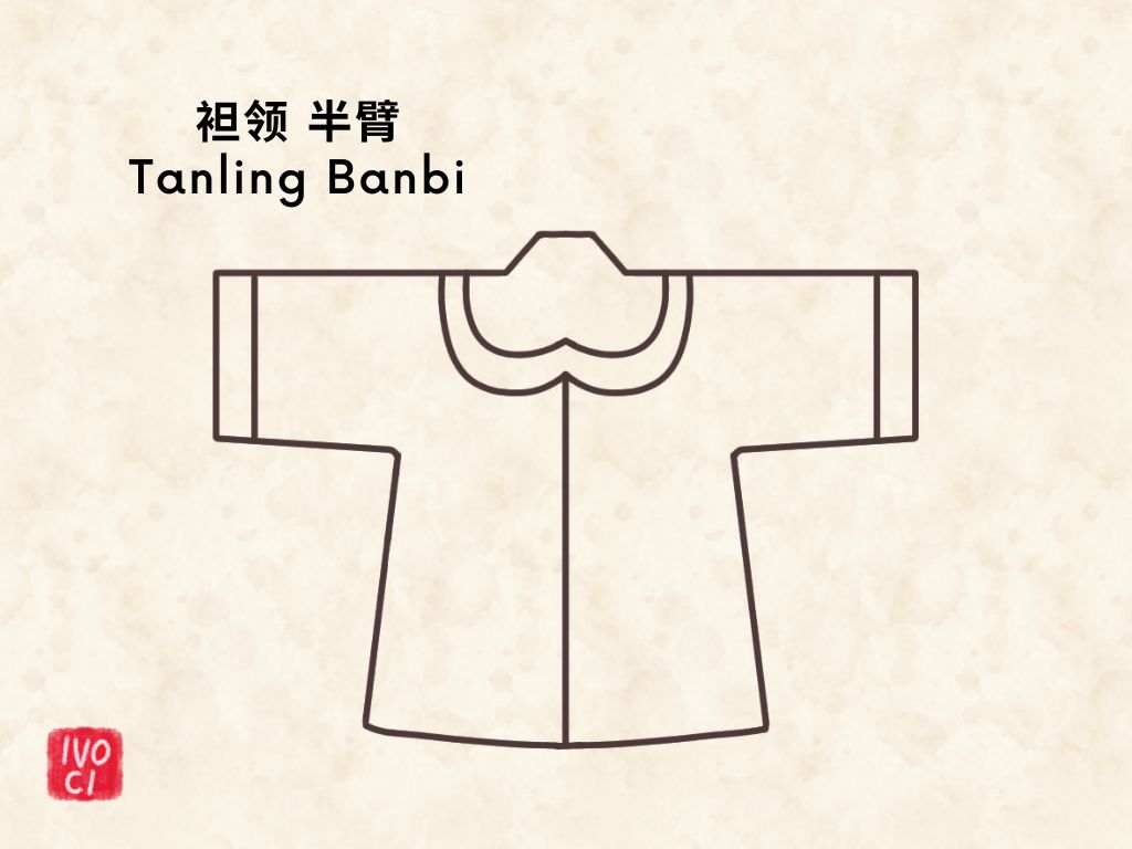 ivoci - Banbi 半臂, Hanfu Short Sleeves Top - 4