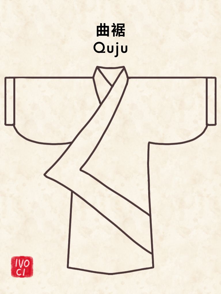 ivoci - Shenyi 深衣, Qin & Han Dynasties Hanfu - Quju