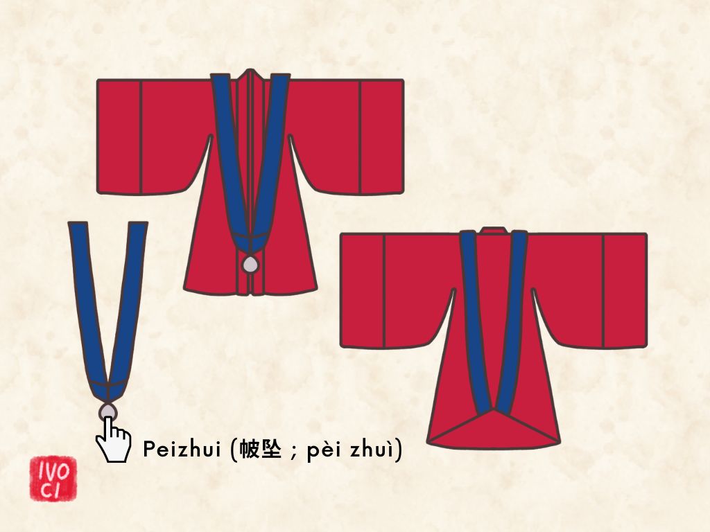 ivoci - Xiapei 霞帔, Ancient Chinese Hanfu Accessory - 4