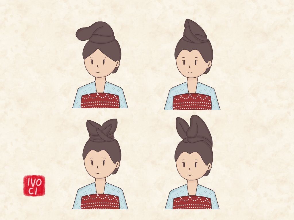 ivoci - Early Tang Dynasty Female Hairstyles - 4
