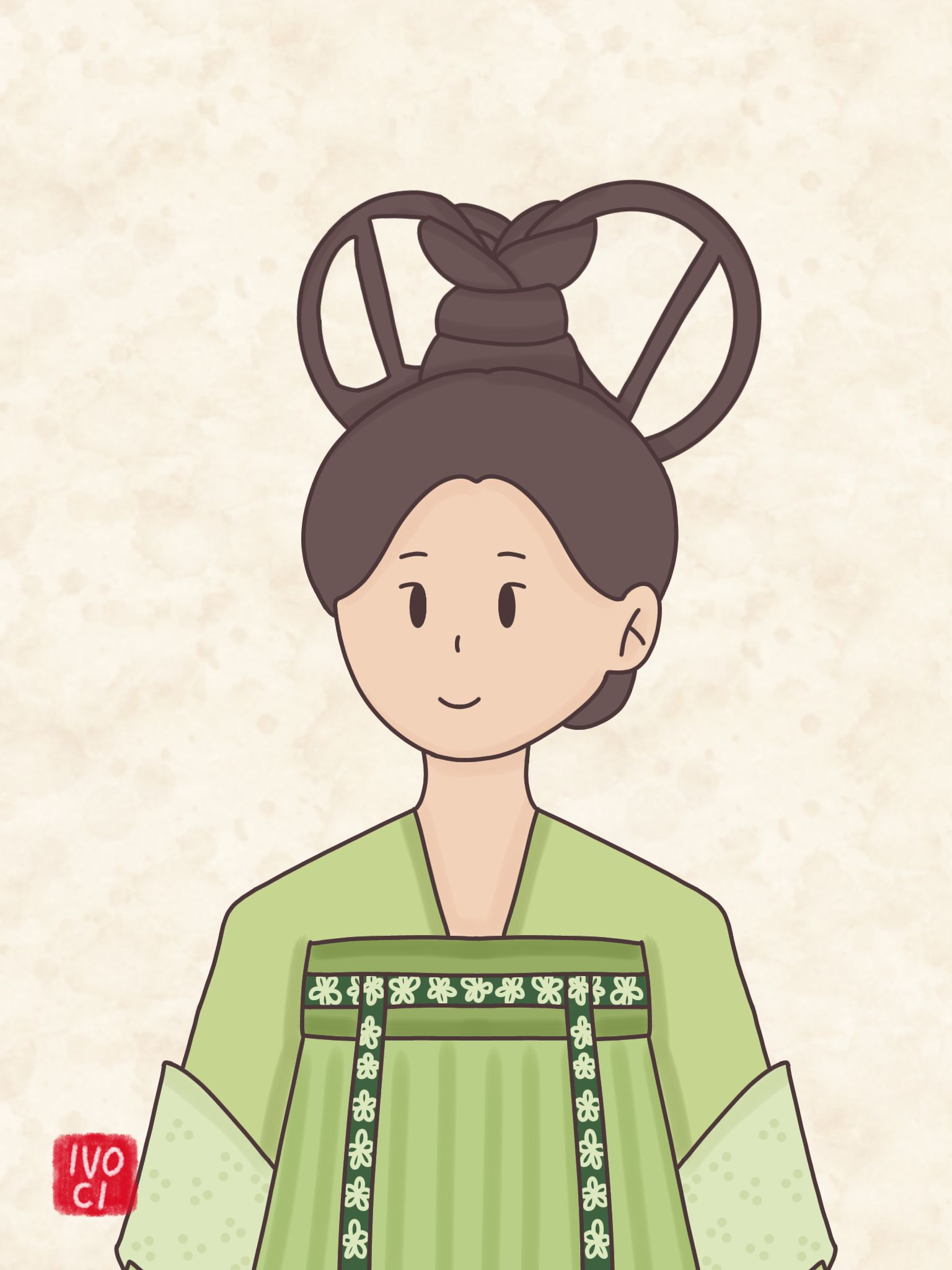 ivoci - Heyday of Tang Dynasty Female Hairstyles - 1