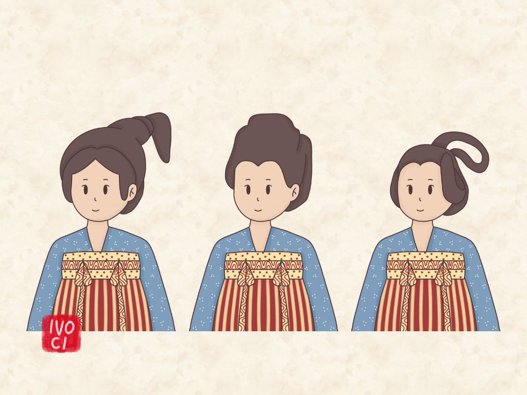 ivoci - Middle & Late Tang Dynasty Female Hairstyles - 4