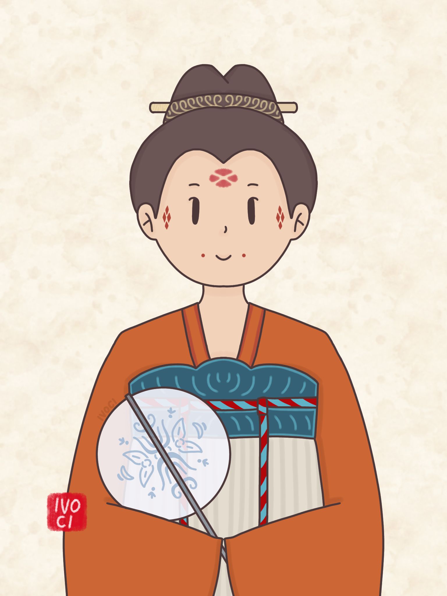 ivoci - Mian Ye 面靥, Ancient China Women Face Dimple Makeup - 1